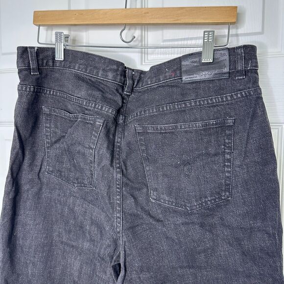 Lauren Ralph Lauren Jeans Co. Women’s 16W Black Denim Straight Leg Stretch Jeans - Picture 3 of 6